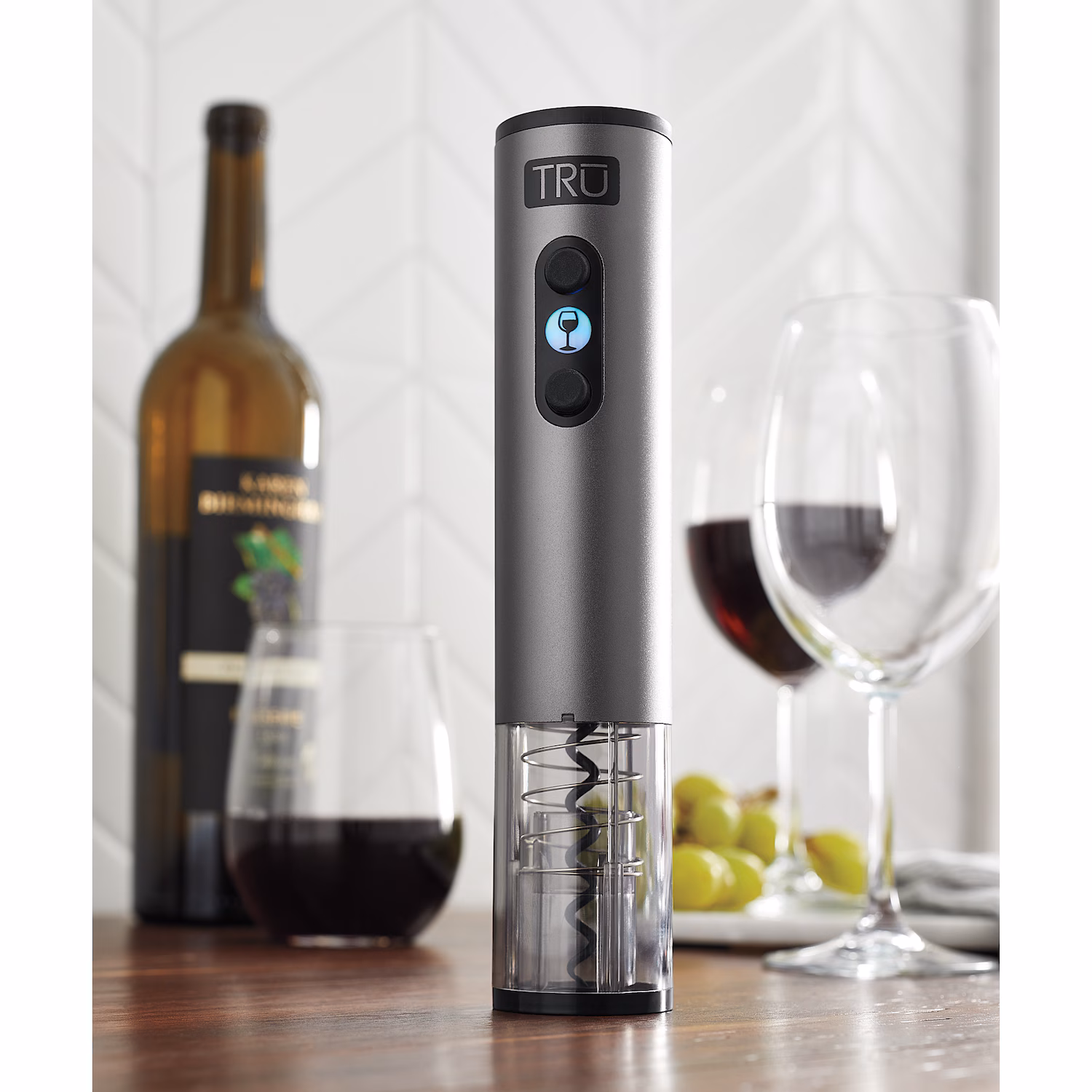 The Electric Blue Omega All-In-One Automatic Wine Opener: A Connoisseur’s Essential
